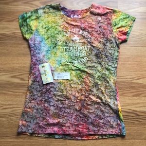T-shirt Steamboat Springs Rainbow Burnout